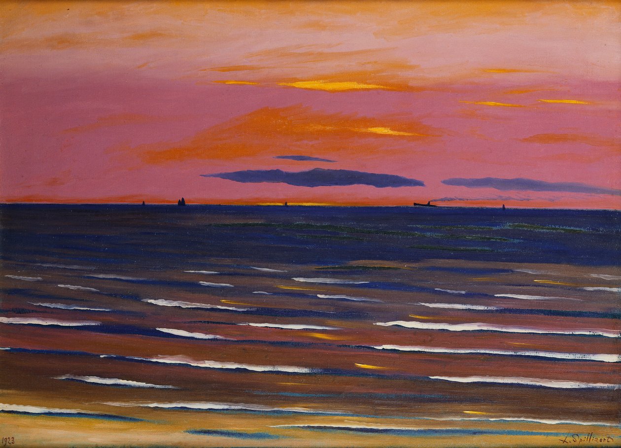 Marine-Natt; Marin-kväll av Leon Spilliaert