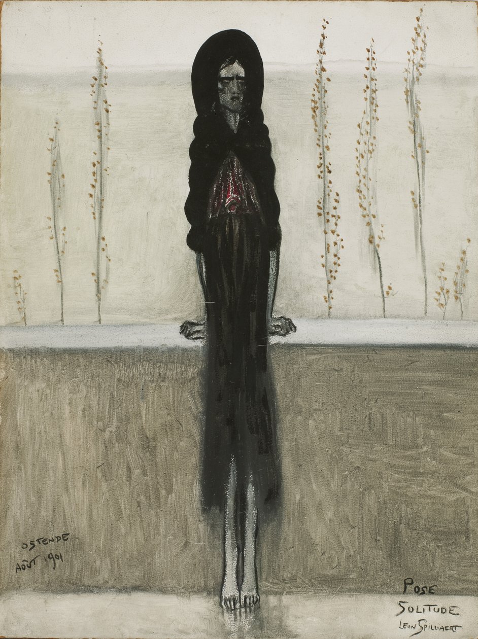 Posering, ensamhet av Leon Spilliaert