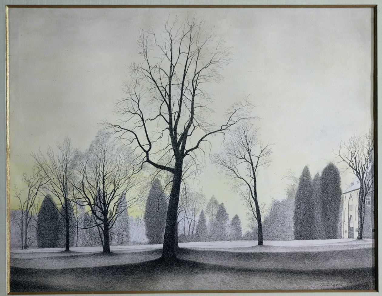 Parken, träd av Leon Spilliaert