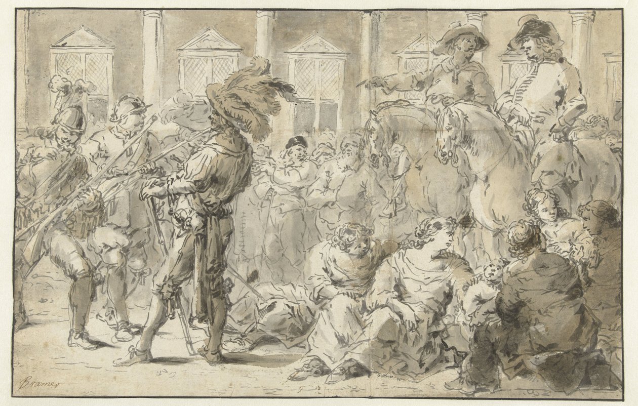 Delfts milis av Leonaert Bramer