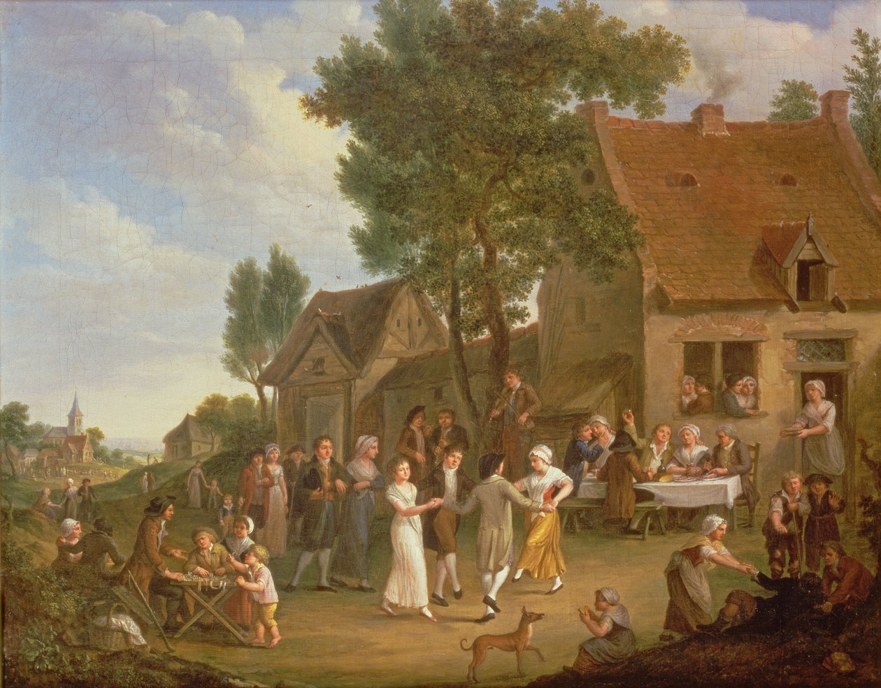 Ett bybröllop av Léonard Defrance