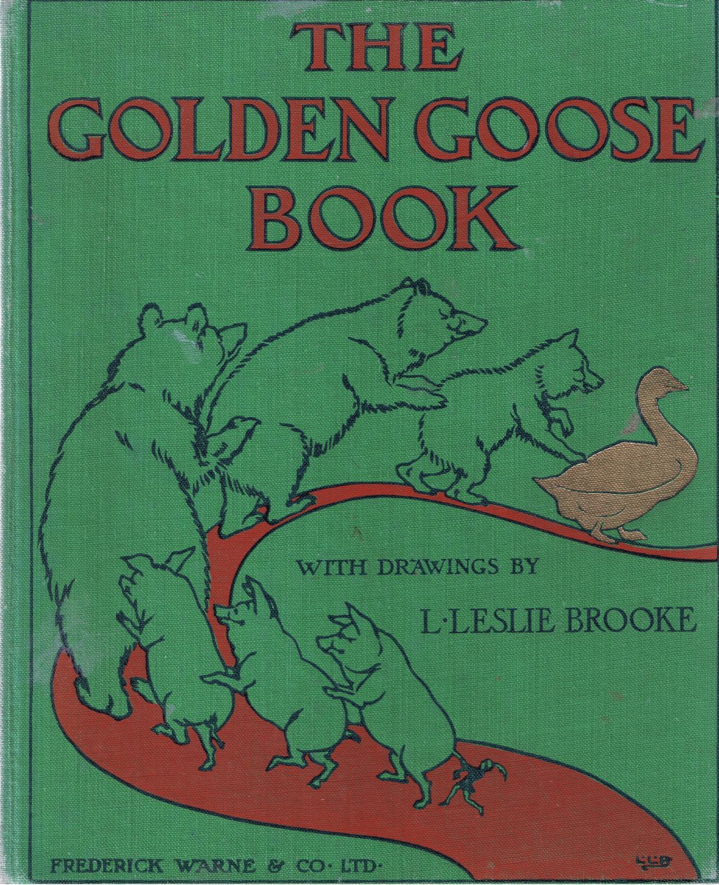 Främre omslag: The Golden Goose Book av Leonard Leslie Brooke