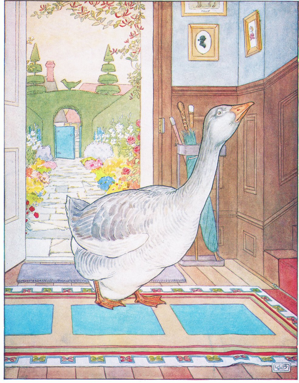 Goosey, goosey, gander, vart ska jag vandra av Leonard Leslie Brooke
