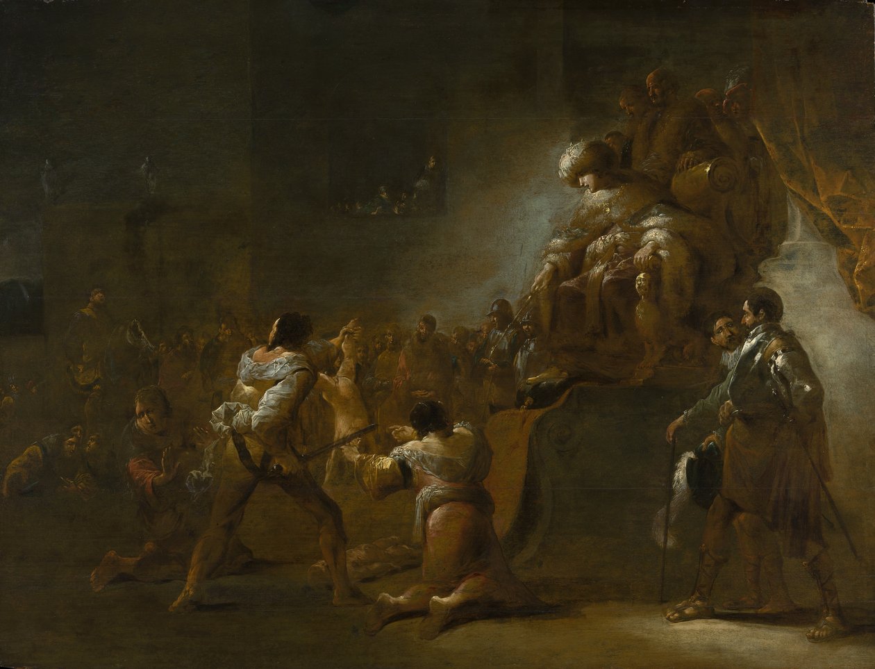 Salomos dom, 1640-talet. av Leonard Bramer