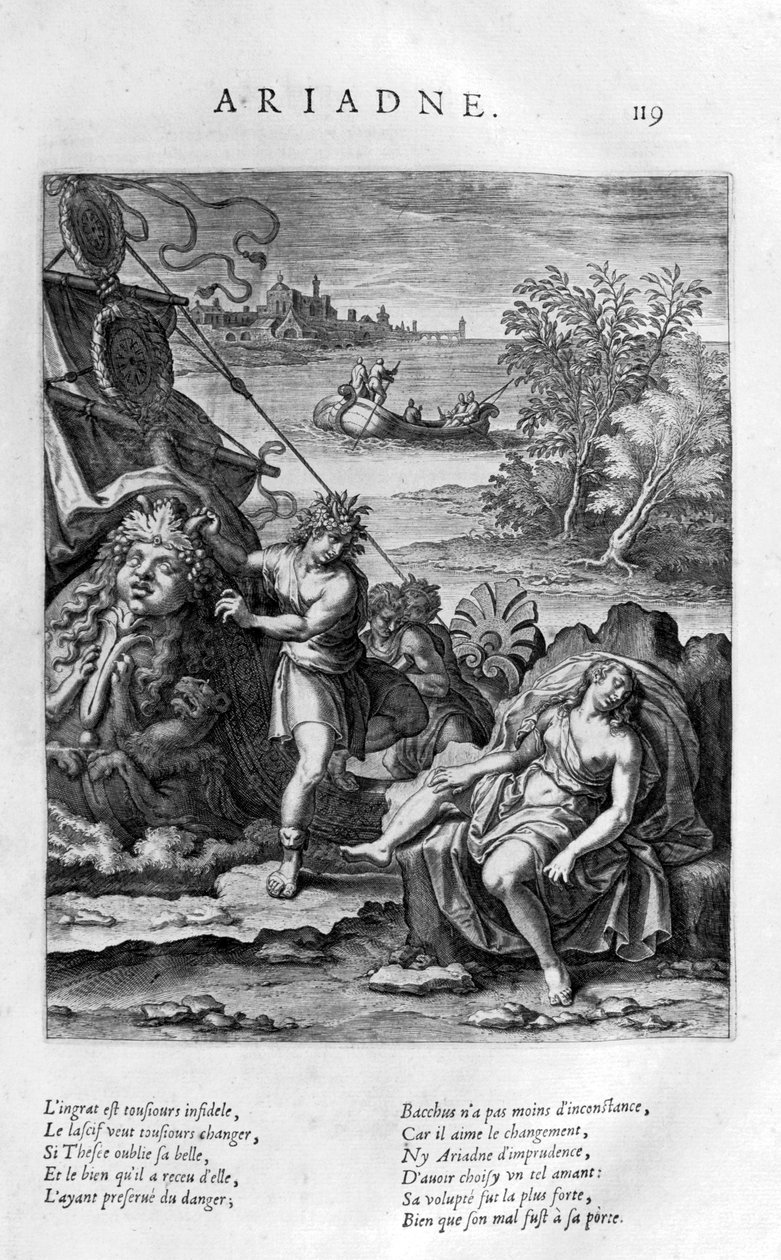 Ariadne, 1615 av Leonard Gaultier