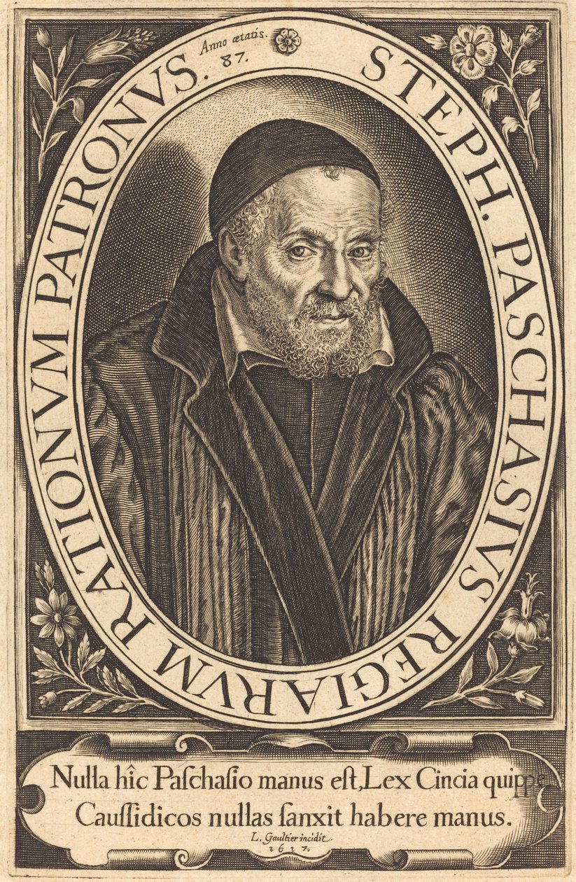 Etienne Pasquier av Leonard Gaultier