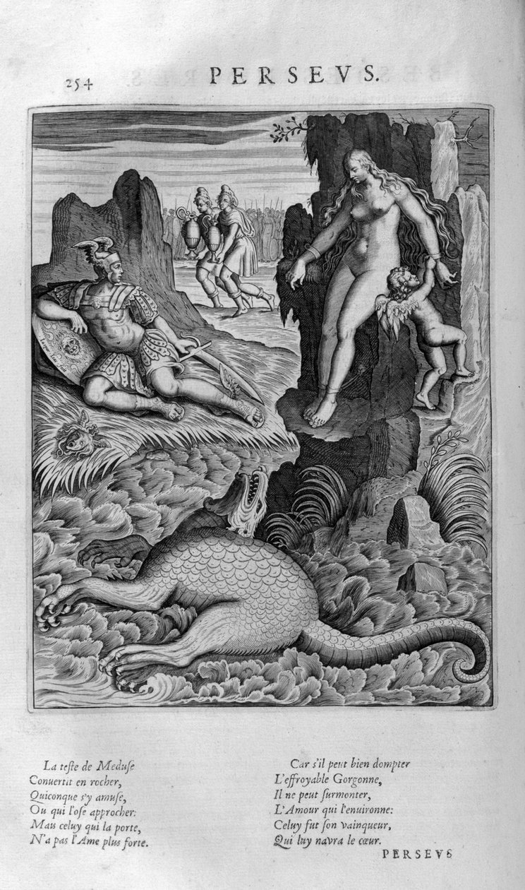 Perseus räddar Andromeda av Leonard Gaultier
