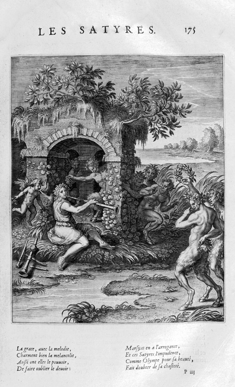 Satyrer, 1615 av Leonard Gaultier