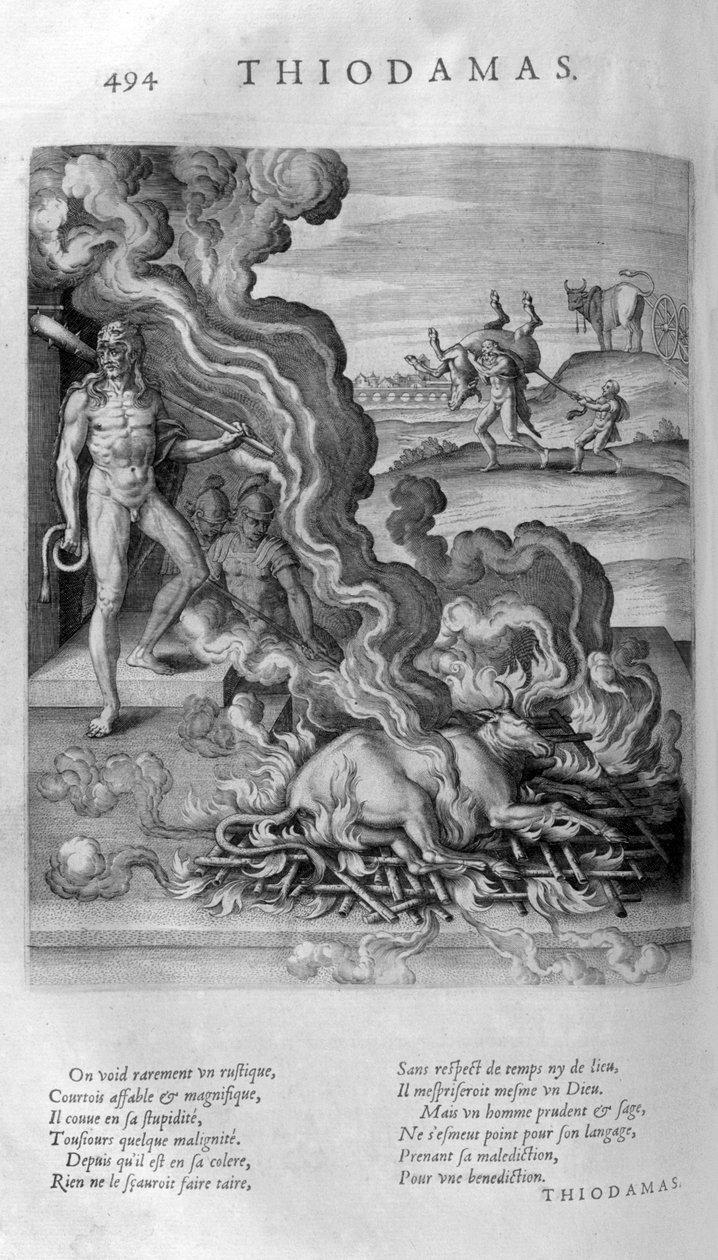 Theodamas, 1615 av Leonard Gaultier