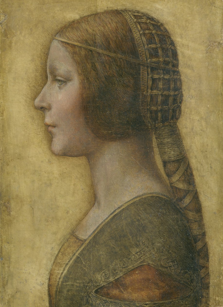 Vacker prinsessa av Leonardo da Vinci