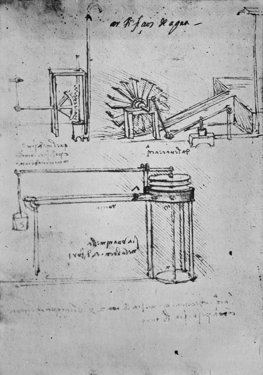 Fol. 53 (verso), handskrift B, 1488-89 av Leonardo da Vinci