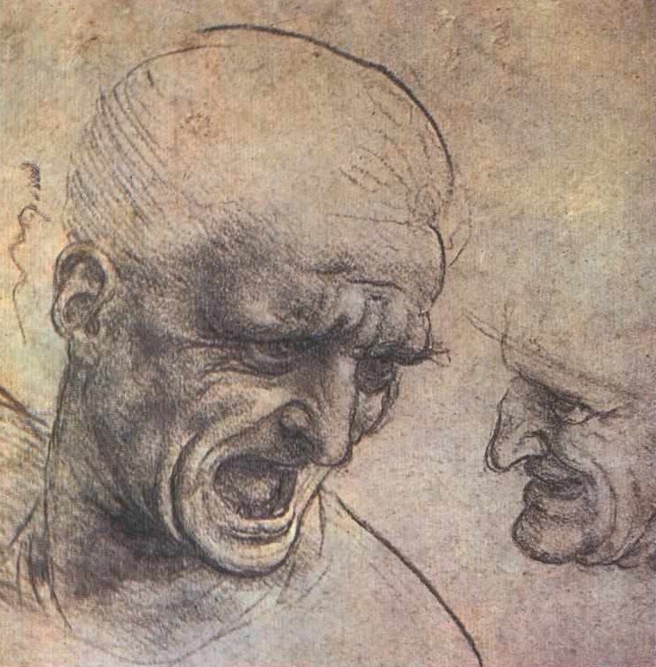 Krigarhuvuden av Leonardo da Vinci