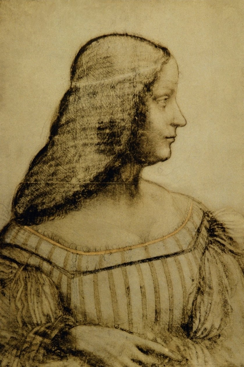 Ritratto di Isabella dEste av Leonardo da Vinci