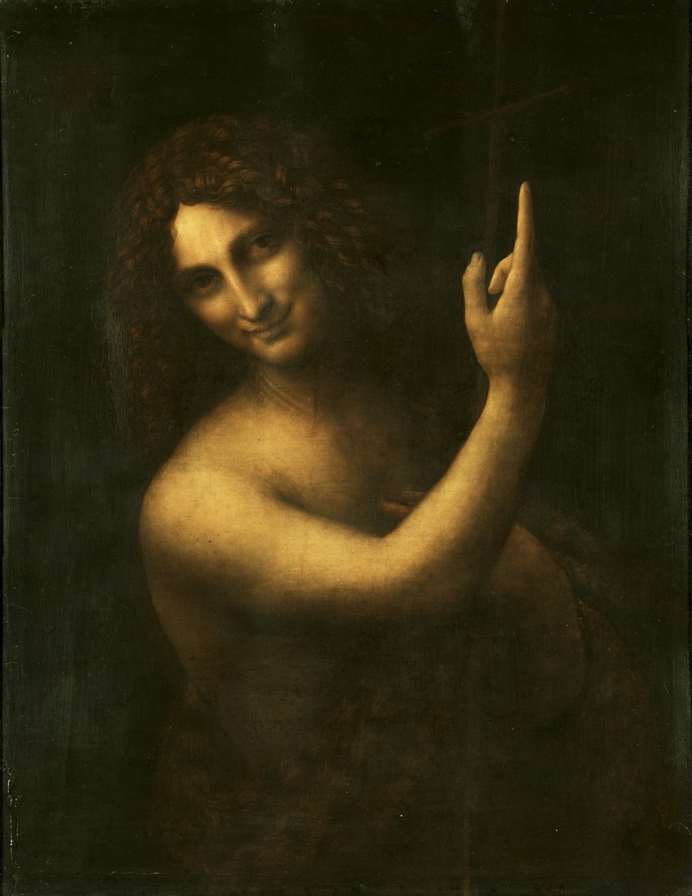 Saint John the Baptist av Leonardo da Vinci