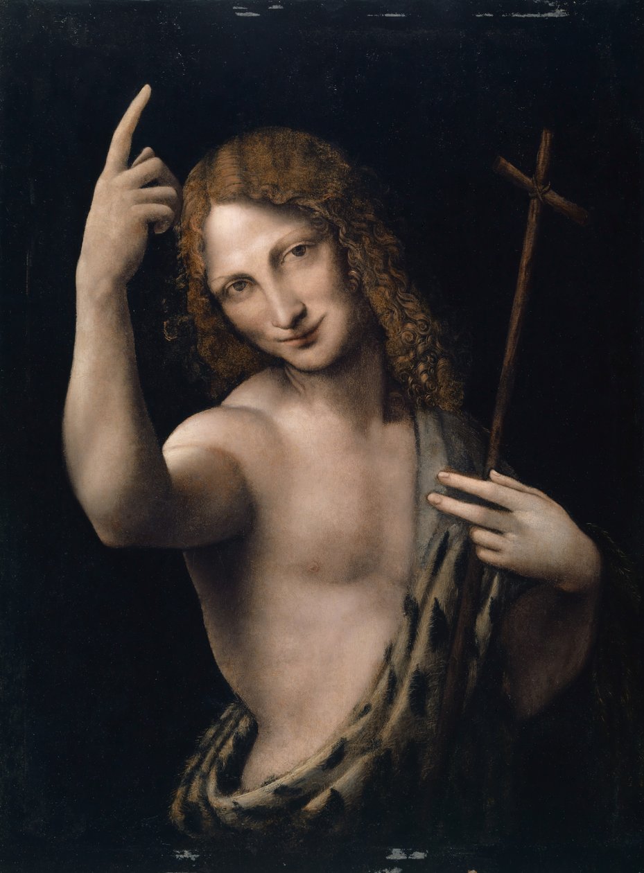 Johannes döparen, 1505-07 av Leonardo da Vinci