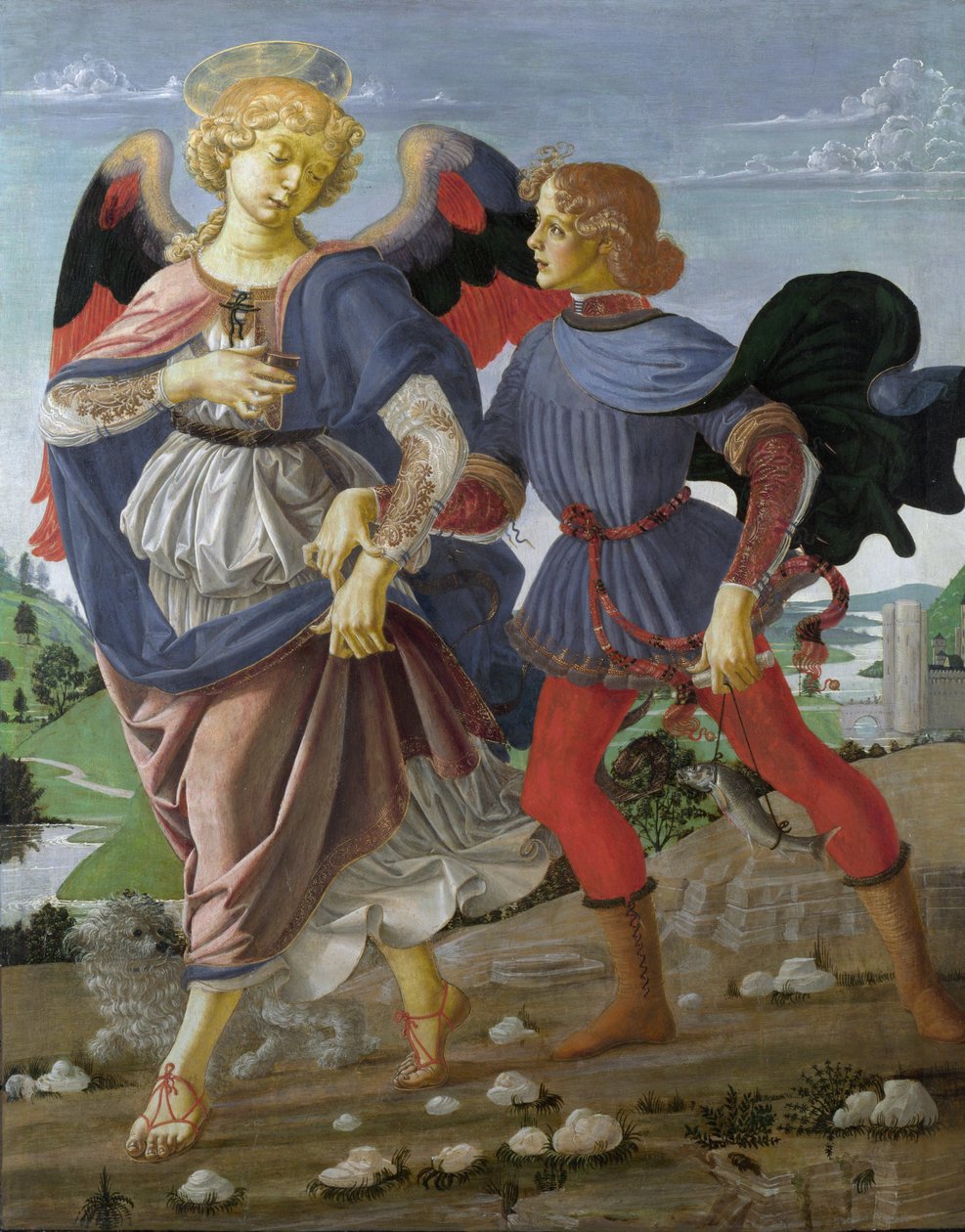 Tobias and the Angel av Leonardo da Vinci