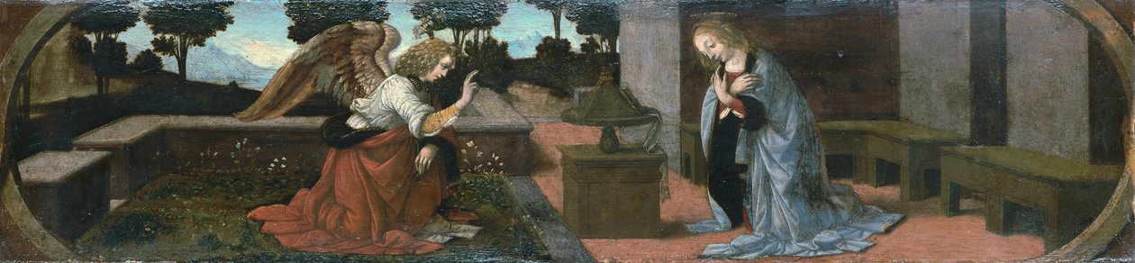Förkunnelse till Maria av Leonardo da Vinci