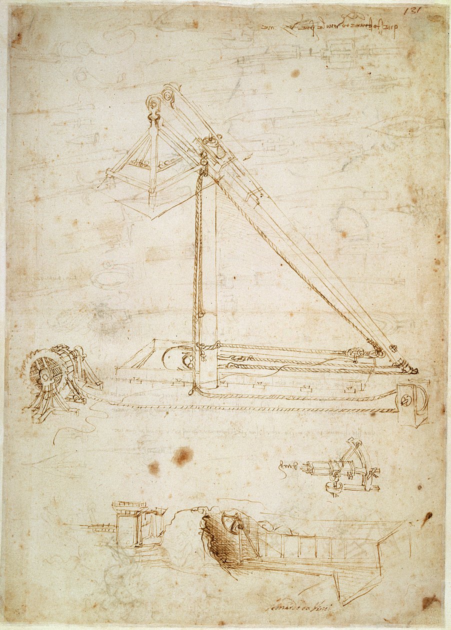 Krigsmaskin av Leonardo da Vinci