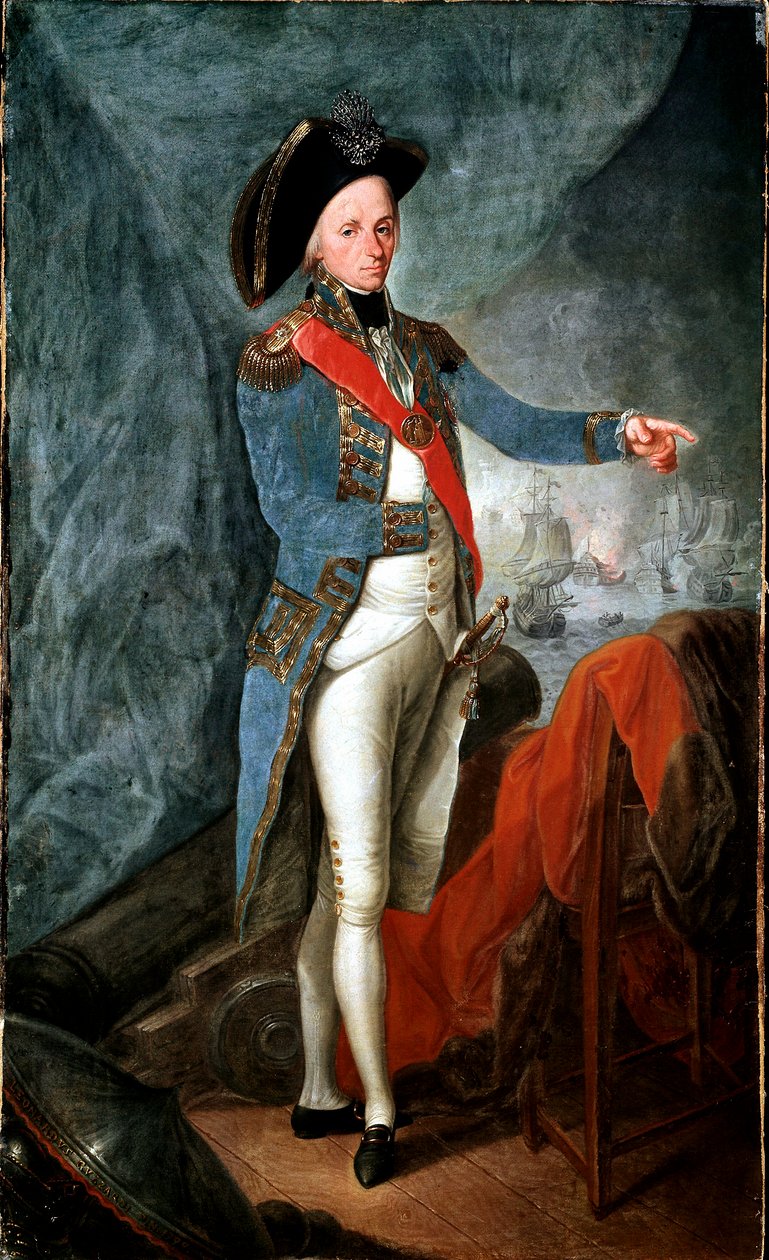 Porträtt av Horatio Nelson av Leonardo Guzzardi