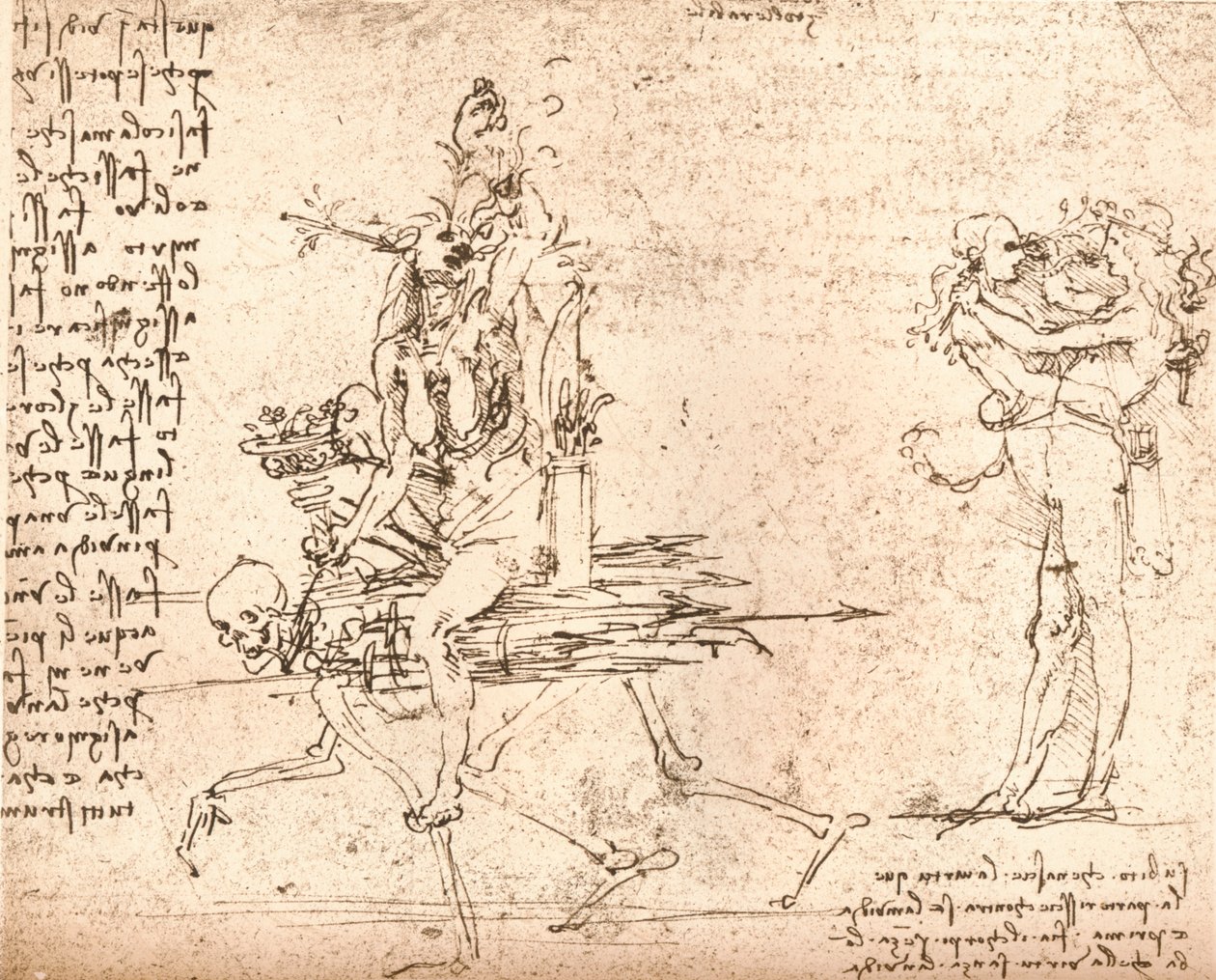 Allegorisk komposition, c1472-c1519 1883 av Leonardo da Vinci