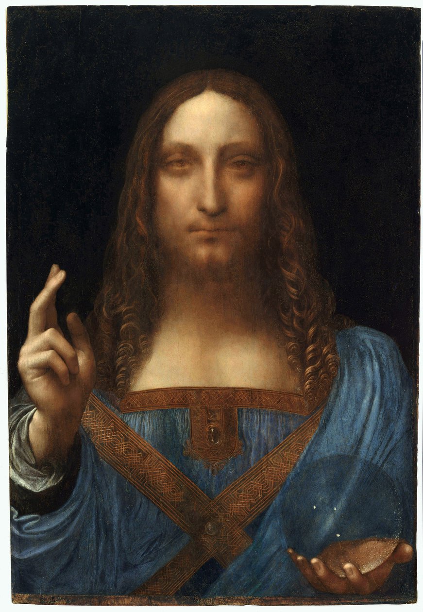 Före Kristus oss Salvatore av Leonardo da Vinci