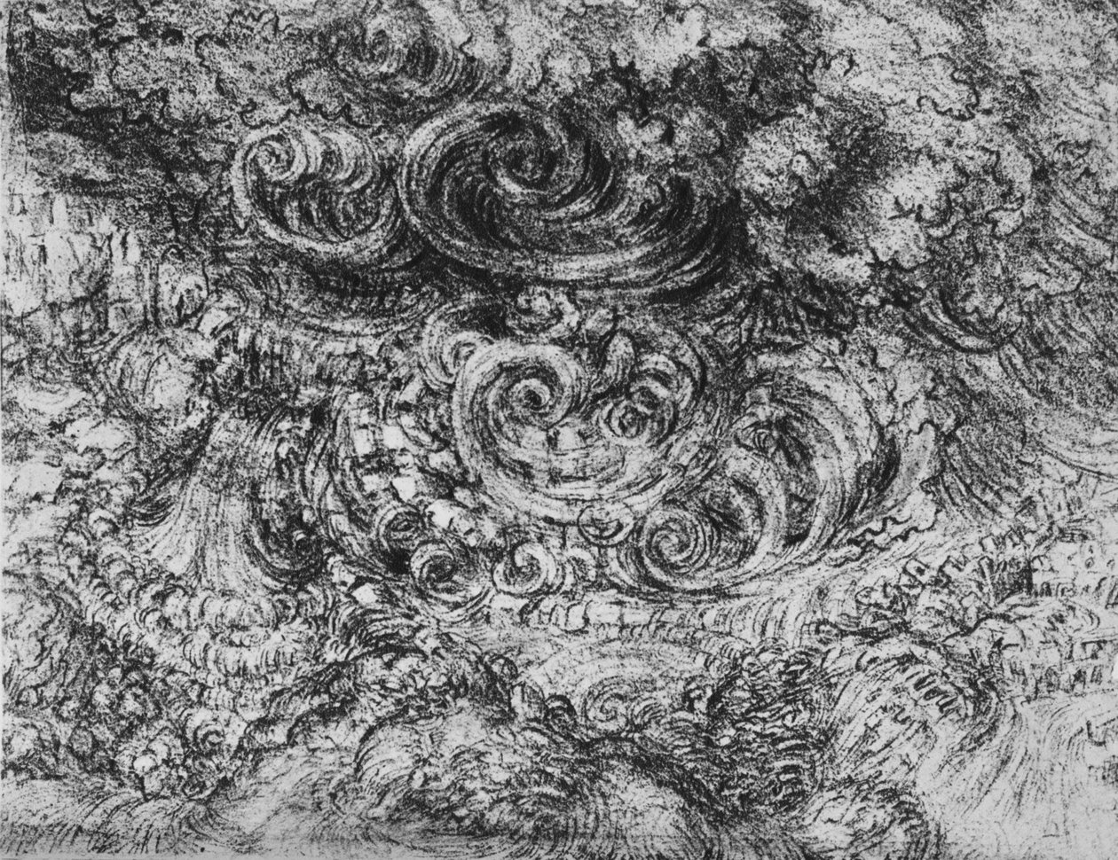 Deluge, c1480 1945 av Leonardo da Vinci
