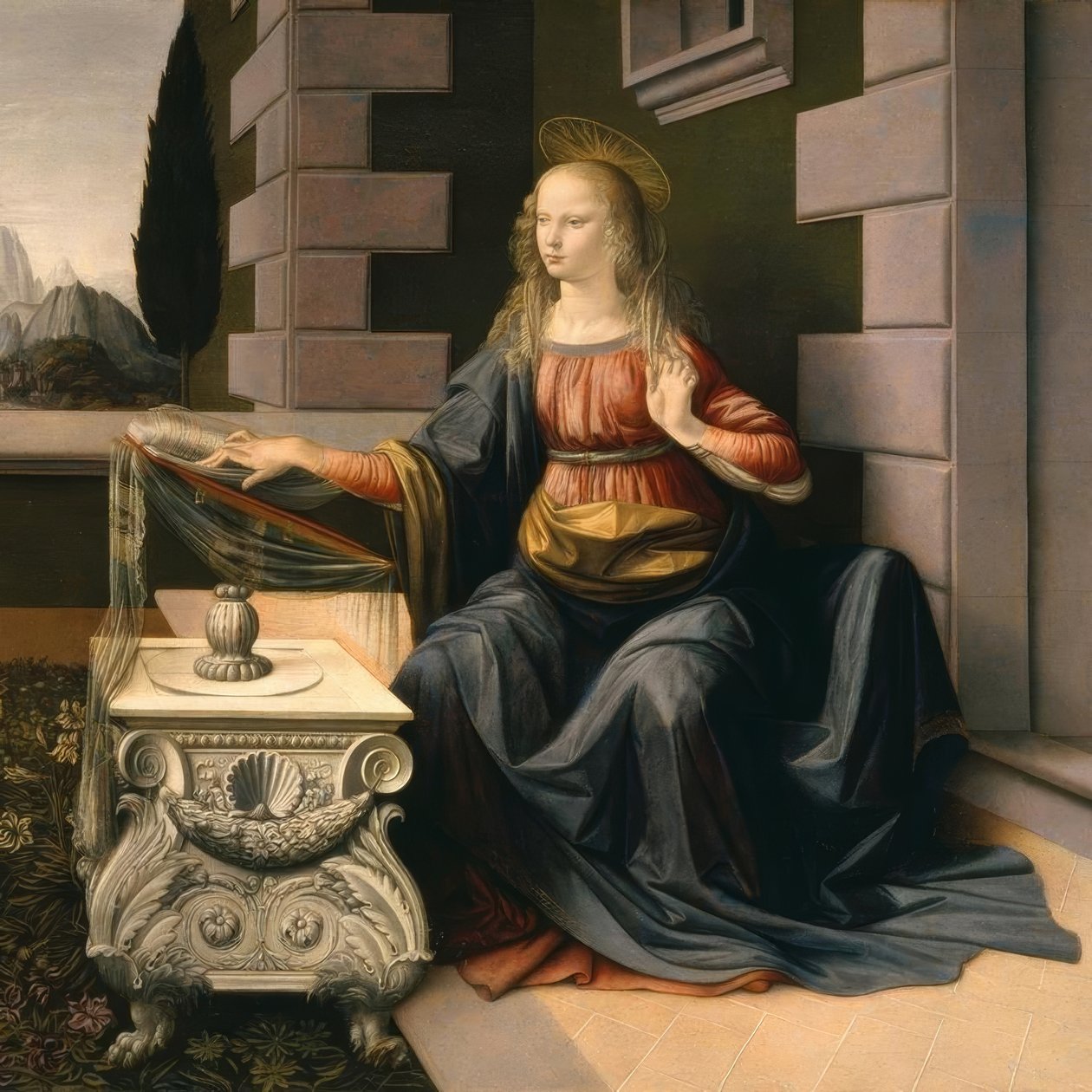 Bebådelsen av Leonardo da Vinci