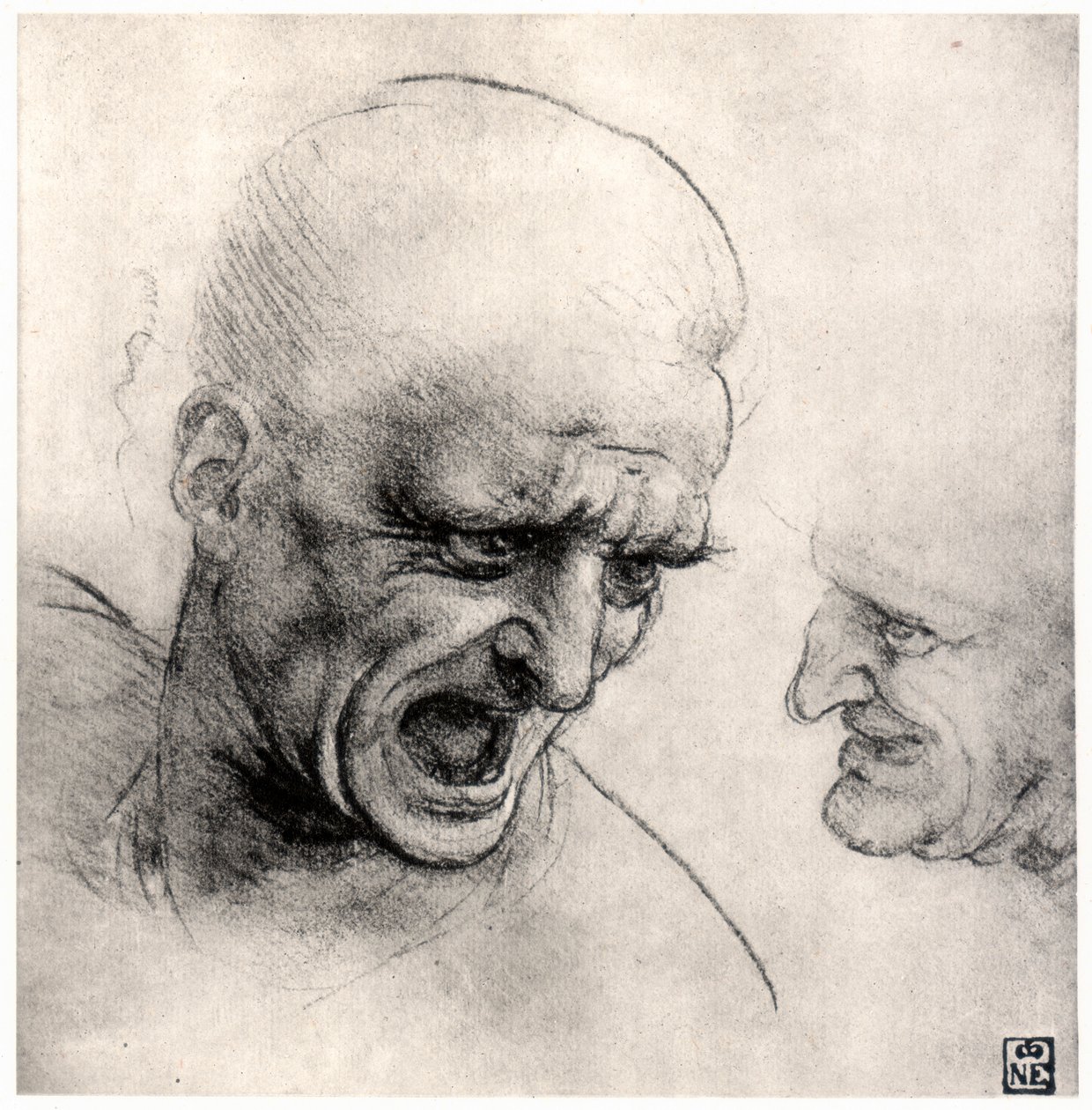 Chefer för krigare, 1503-1505 av Leonardo da Vinci