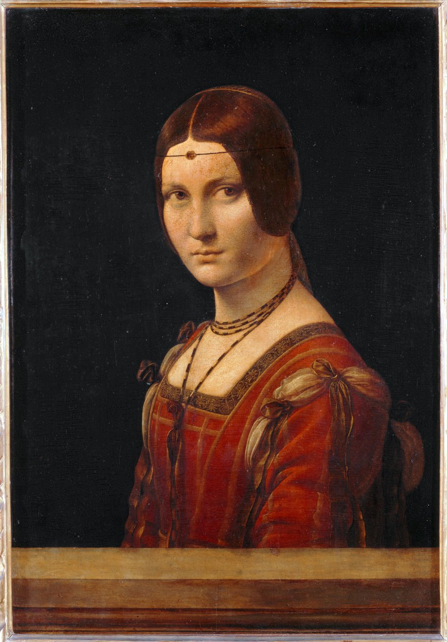 La belle Ferroniere... av Leonardo da Vinci