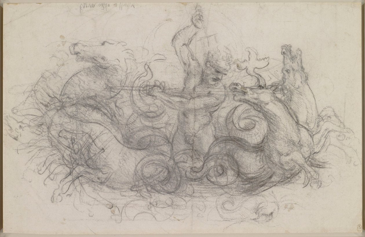Leonardo da Vinci - Neptunus, ca 1504-5 av Leonardo da Vinci