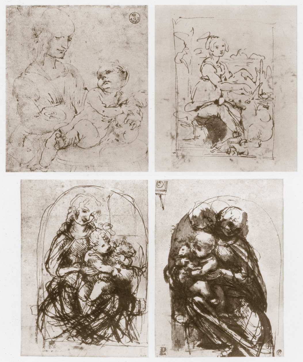 Madonna, 1400-talet. av Leonardo da Vinci