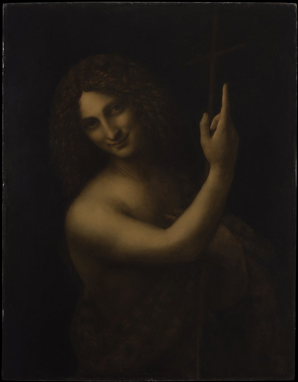Johannes Döparen, 1513-1516. av Leonardo da Vinci