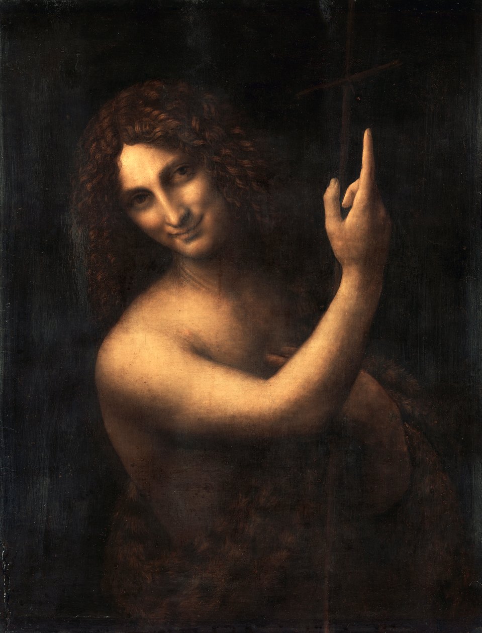 Johannes Döparen, 1513-1516 av Leonardo da Vinci