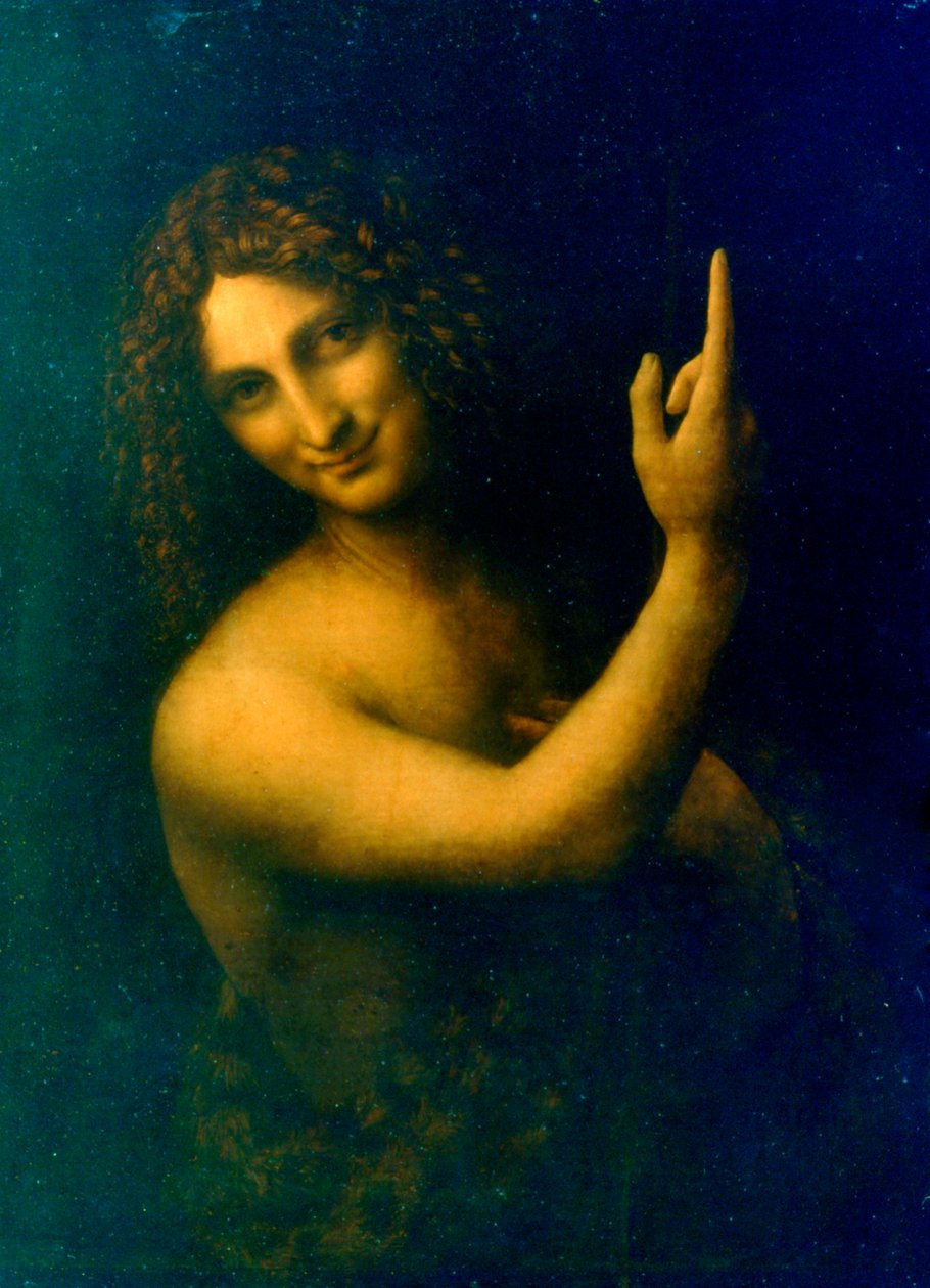 Johannes Döparen, 1513-1516 av Leonardo da Vinci