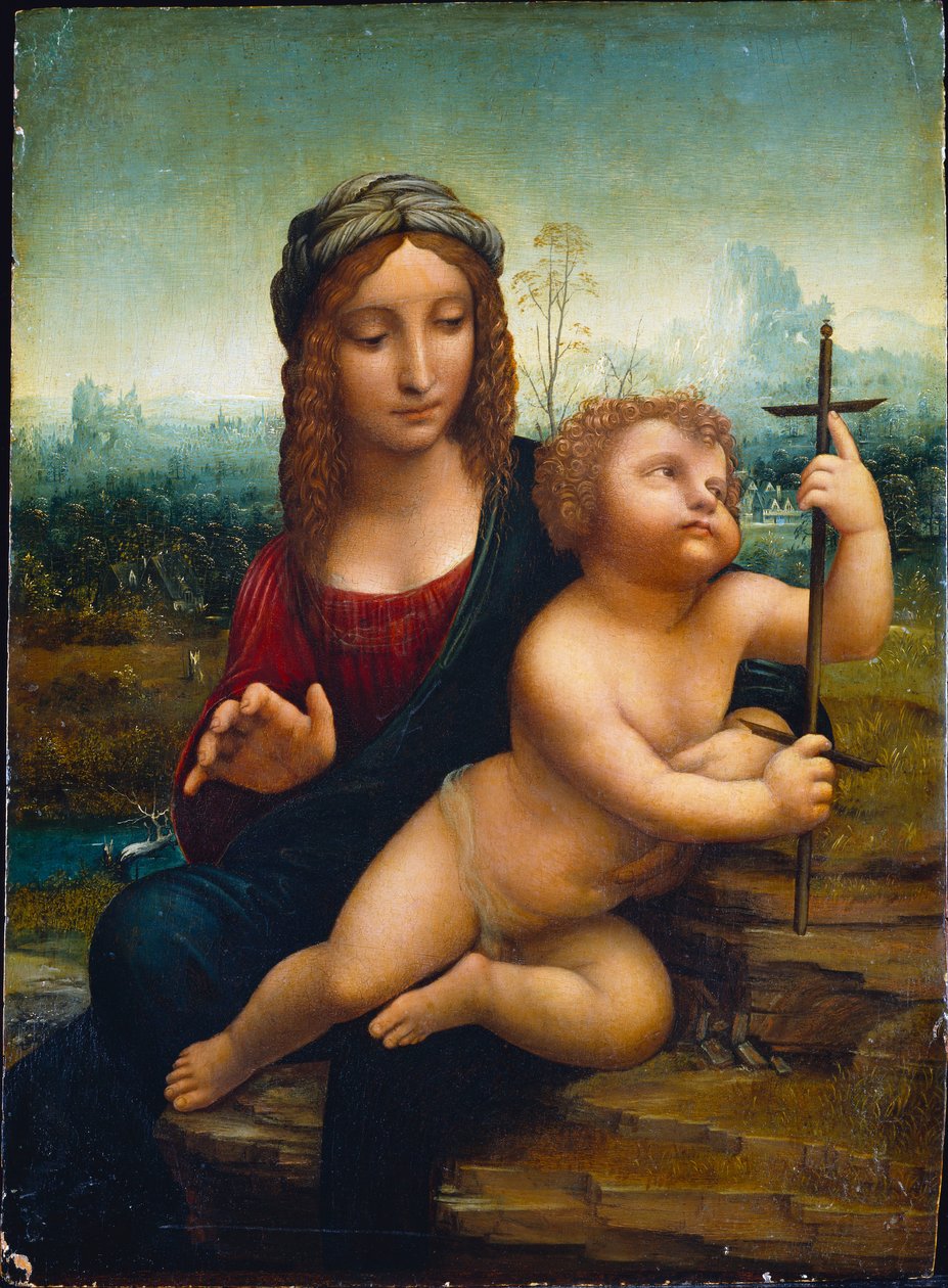 The Madonna of the Yarnwinder av Leonardo da Vinci