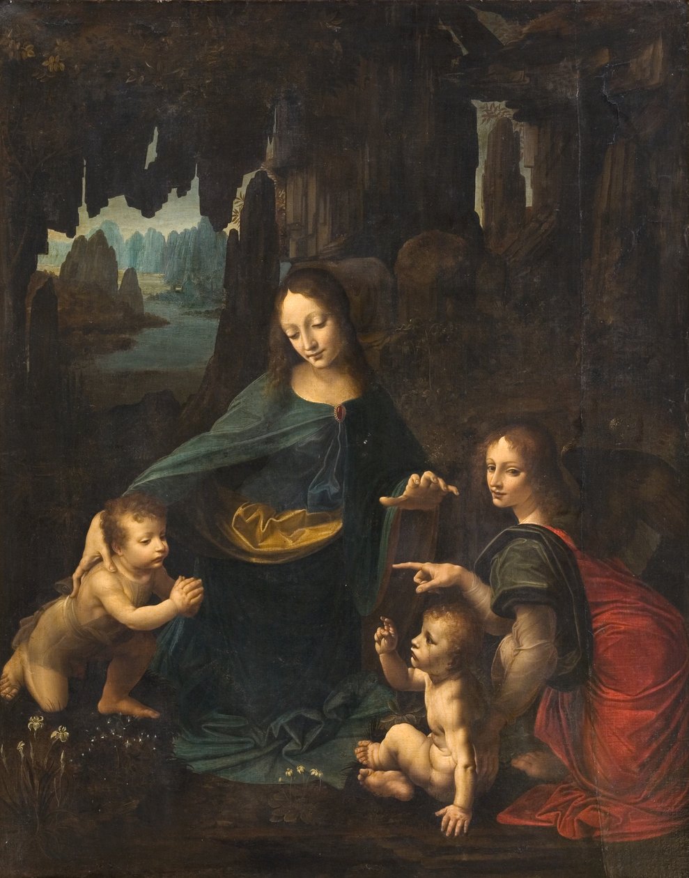 The Virgin of the Rocks av Leonardo da Vinci