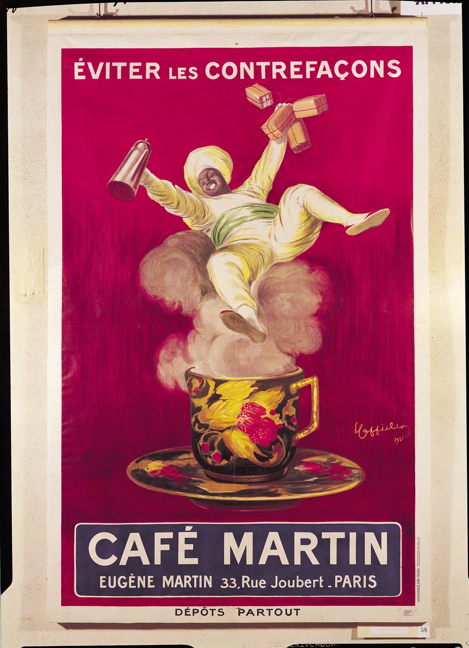 Affisch med reklam för "Cafe Martin", 1921 av Leonetto Cappiello