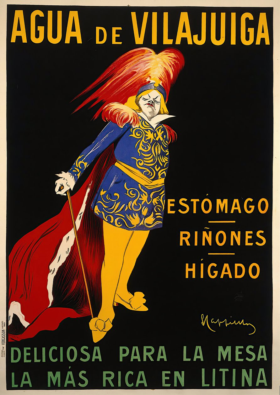 Agua de Vilajuïga, ca. 1912 av Leonetto Cappiello