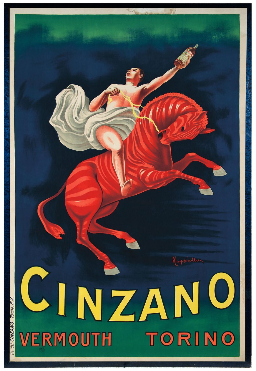 Cinzano Vermouth Torino, 1910. av Leonetto Cappiello