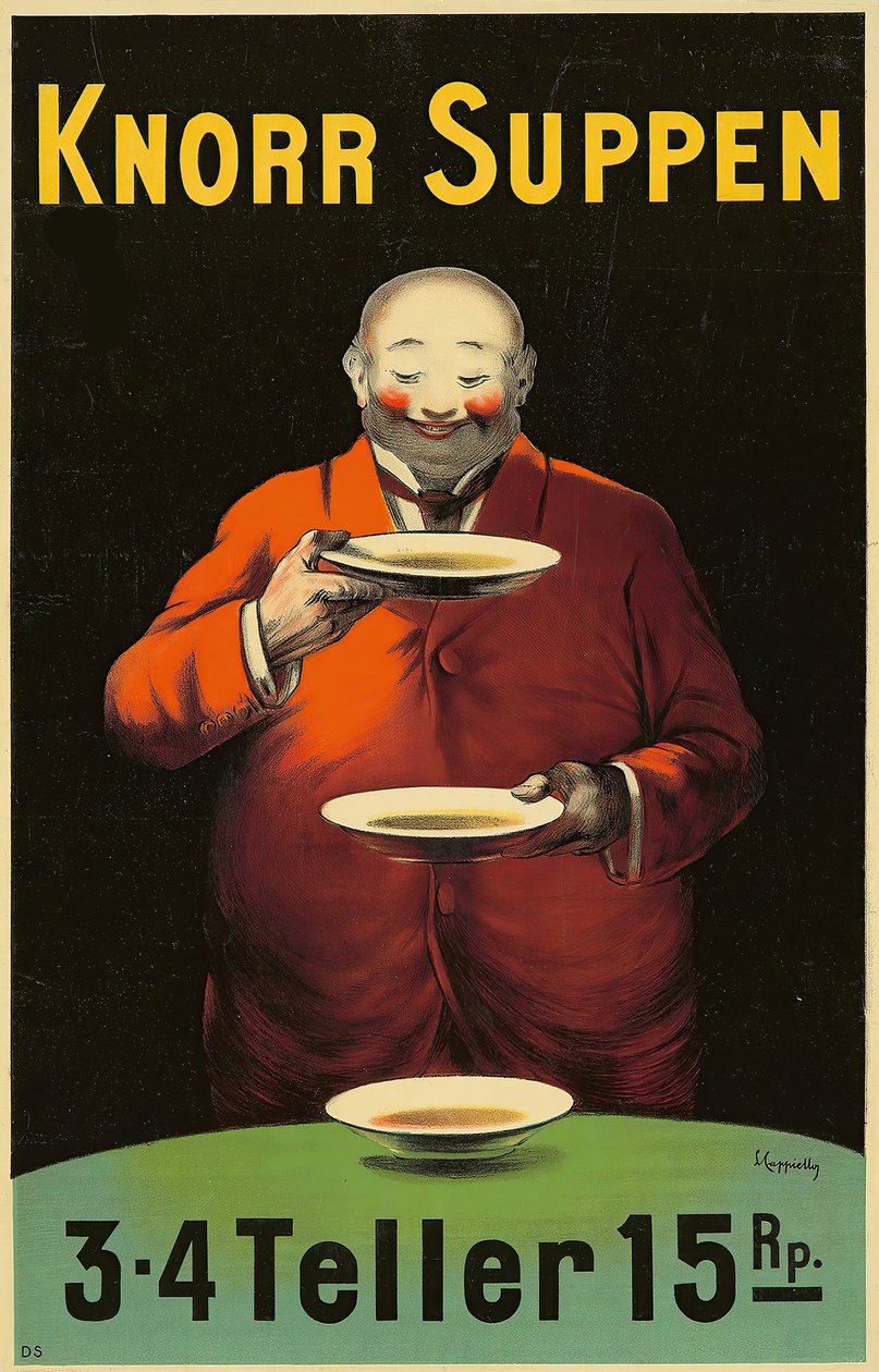 Knorr Suppen , tidigt 1930-tal. av Leonetto Cappiello