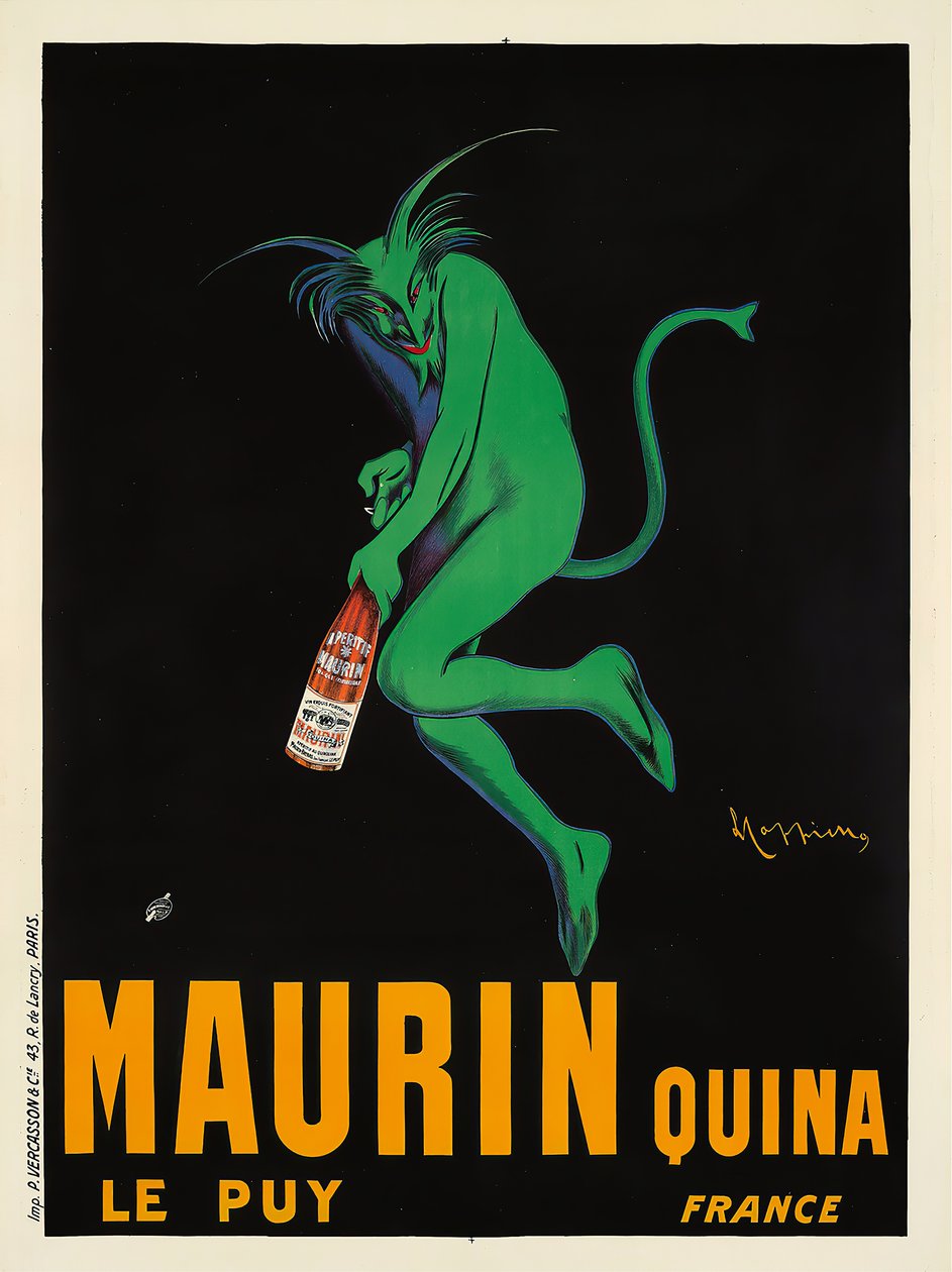 Maurin Quina, 1906. av Leonetto Cappiello