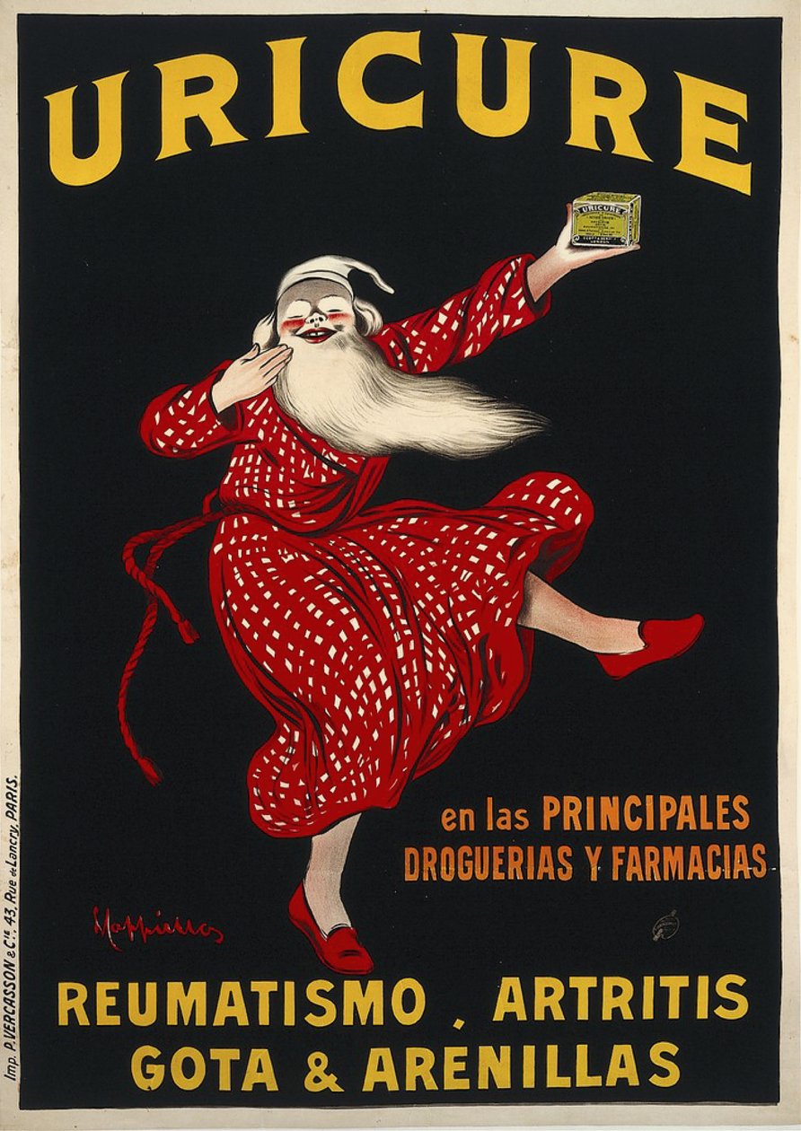 Uricure, c. 1910. av Leonetto Cappiello