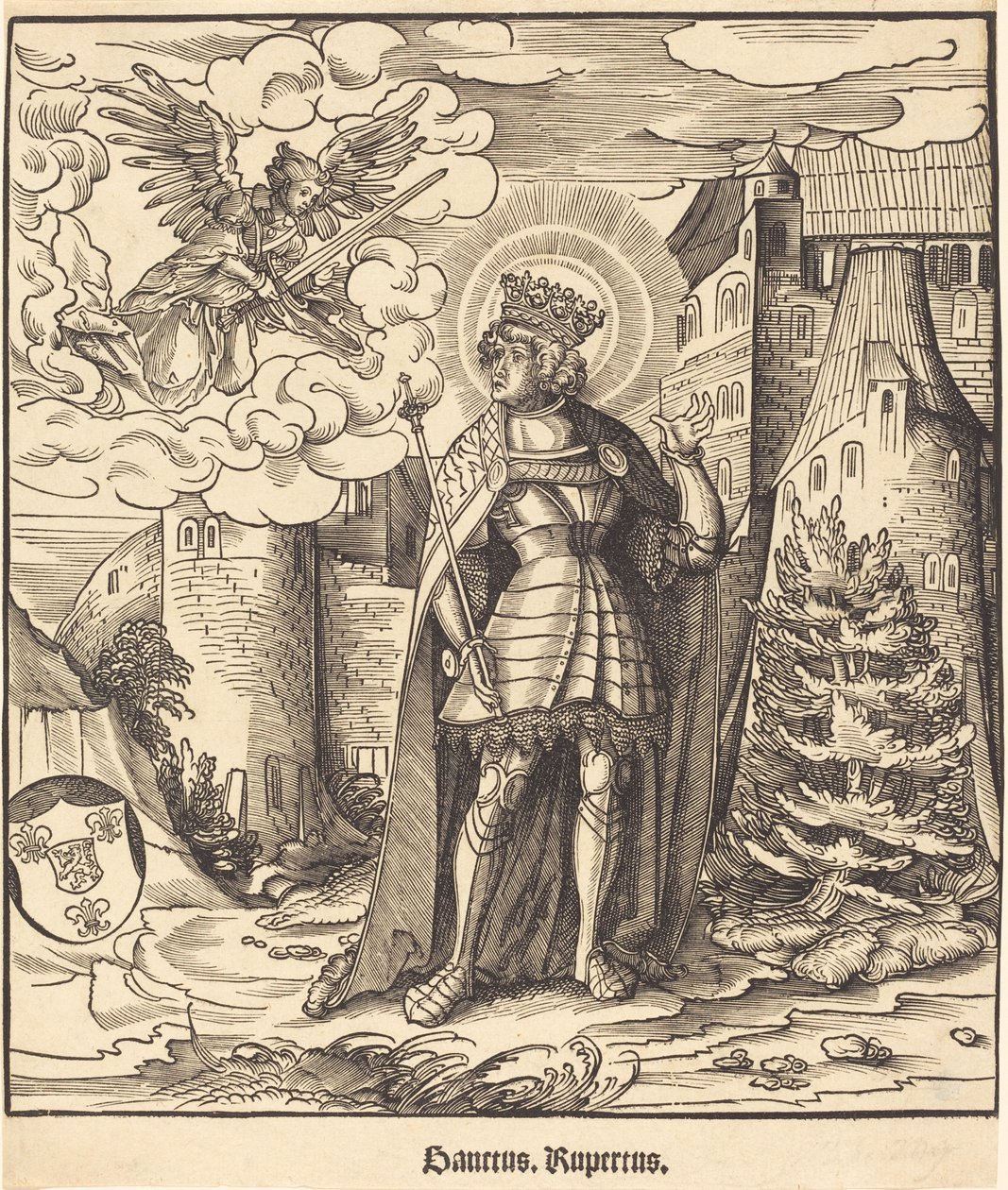 Saint Rupert av Leonhard Beck