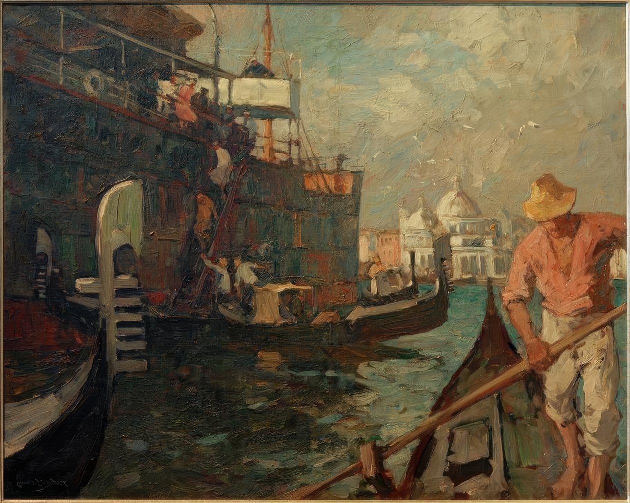 Landstigning i Venedig av Leonhard Sandrock