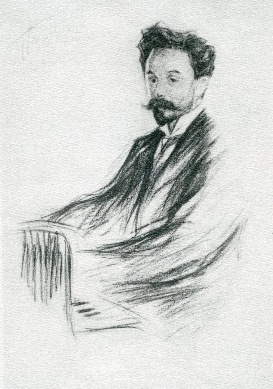 Alexander Nikolajevitj Skrjabin (1827-1915), 1909 av Leonid Osipovic Pasternak