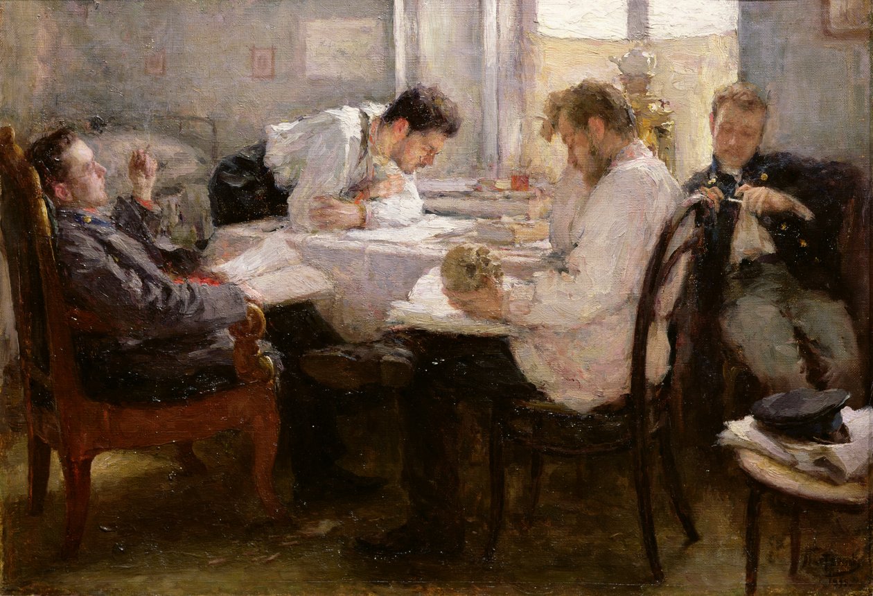 Natten före examen, 1935 av Leonid Osipovic Pasternak