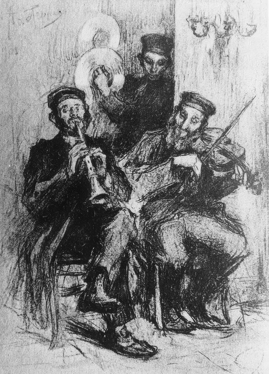 judiska musiker av Leonid Osipovic Pasternak