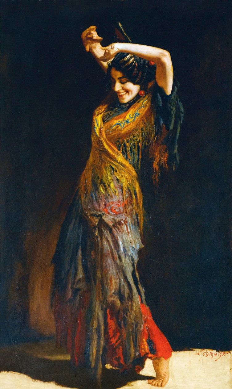 The Flamenco Dancer av Leopold Schmutzler