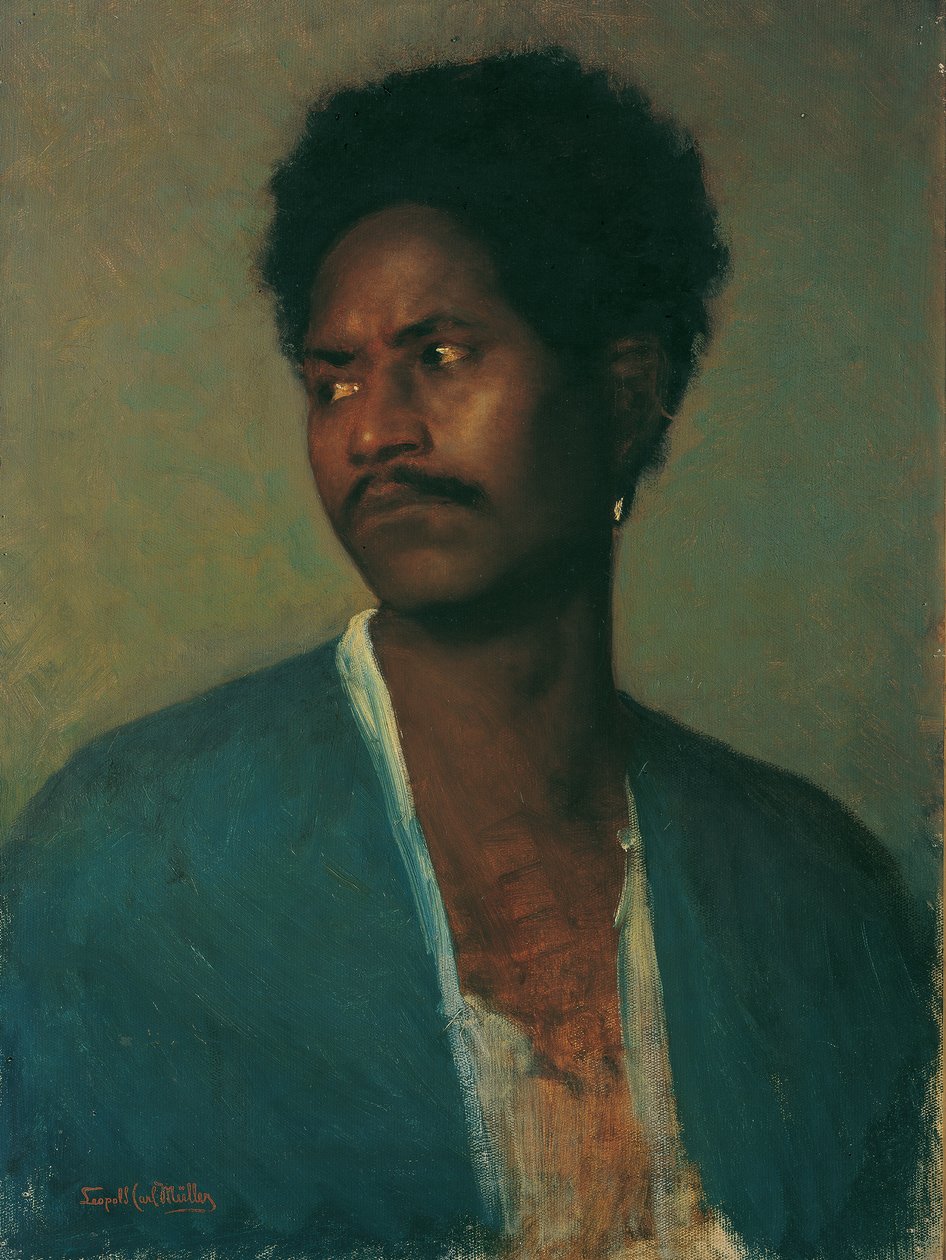En nubian av Leopold Carl Muller