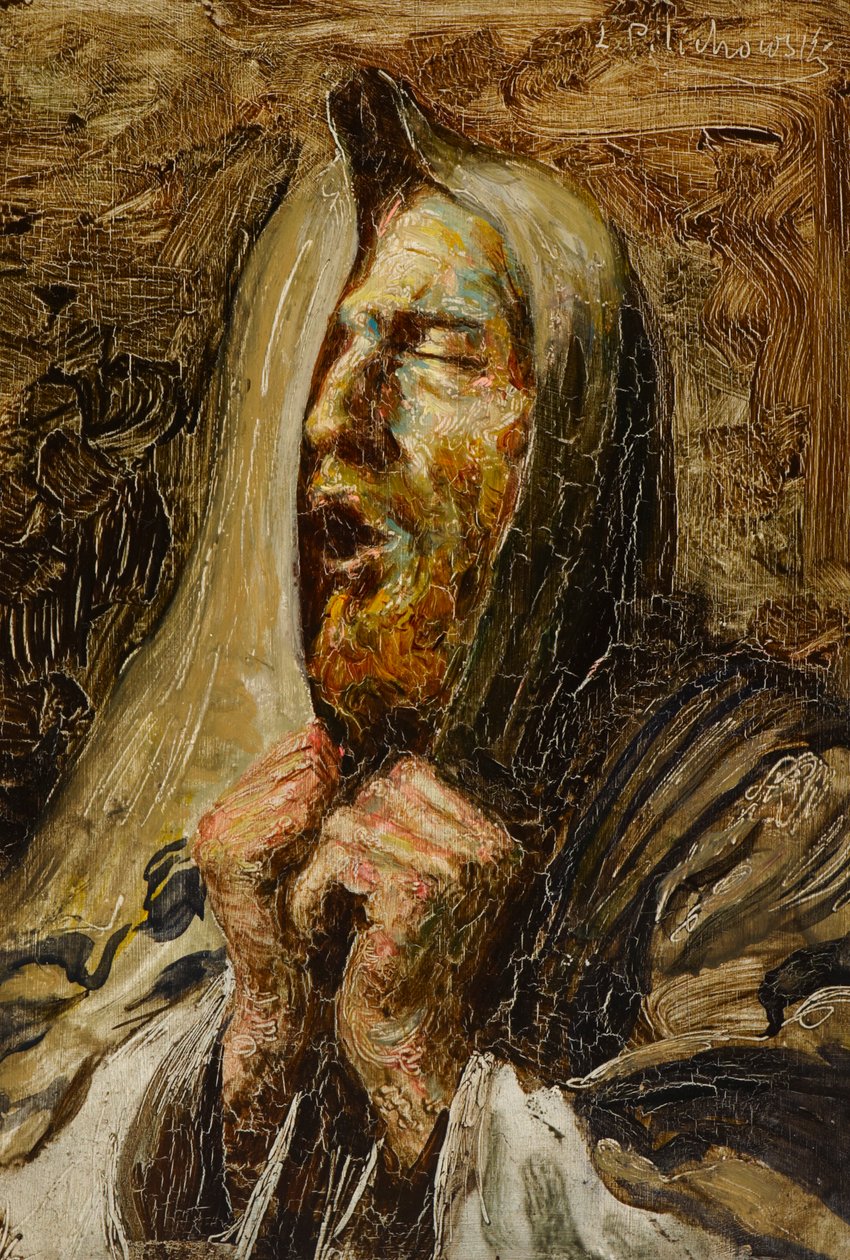 Hear O Israel (olja på pannå) av Leopold Pilichowski